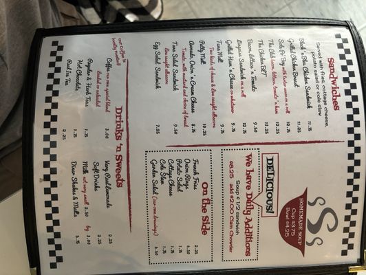 Menu photo 8 Cracker Box Restaurant Carson City, NV