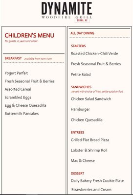 Menu photo 7 Dynamite Woodfire Grill Omaha, NE