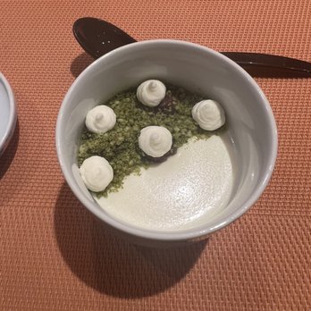 Omakase Yume - Matcha panna cota - Sushi Bars Near Me - Chicago, Illinois Omakase Yume - Matcha panna cota - Sushi Bars Near Me - Chicago, Illinois