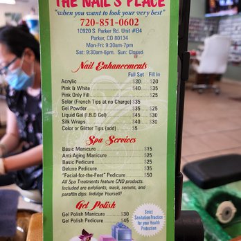 The Nail's Place - Menu & pricing - Nail Salons Near Me - Parker, Colorado