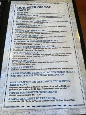 Menu photo 8 Wood Boat Brewery Clayton, NY Menu photo 8 Wood Boat Brewery Clayton, NY