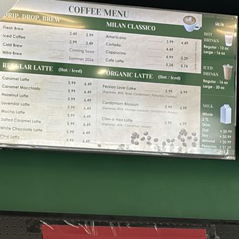 New Milan - Menu - Coffee & Tea Near Me - Des Plaines, Illinois New Milan - Menu - Coffee & Tea Near Me - Des Plaines, Illinois