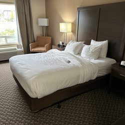 Comfort Inn & Suites - Comfortable bed not lumpy!!  room darkening shades were awesome