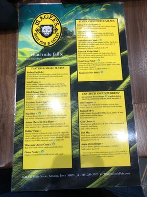 Menu photo 8 Magee's Irish Pub & Eatery Ankeny, IA Menu photo 8 Magee's Irish Pub & Eatery Ankeny, IA