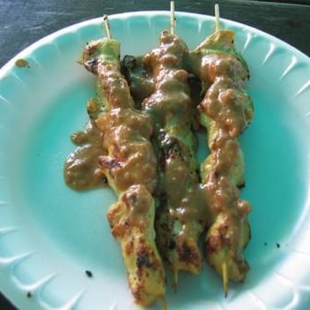 Buddhanusorn Thai Temple - chicken satay w/ peanut sauce - Buddhist Temples Near Me - Fremont, California Buddhanusorn Thai Temple - chicken satay w/ peanut sauce - Buddhist Temples Near Me - Fremont, California