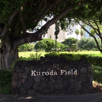Kuroda Field - You'll find this marker near the corner of Kalia Road and Maluhia Road - Parks Near Me - Honolulu, Hawaii Kuroda Field - You'll find this marker near the corner of Kalia Road and Maluhia Road - Parks Near Me - Honolulu, Hawaii