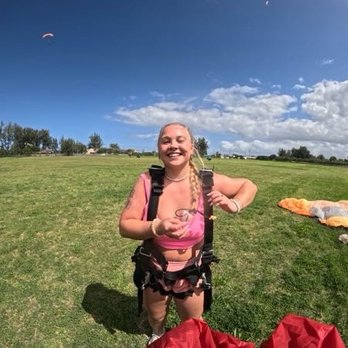 Pacific Skydiving Honolulu - me after landing - Skydiving Near Me - Waialua, Hawaii Pacific Skydiving Honolulu - me after landing - Skydiving Near Me - Waialua, Hawaii