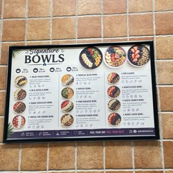 Bear House Acai - Signature bowls menu