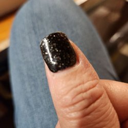 Palace Nails & Spa - Clearly too much acrylic being used