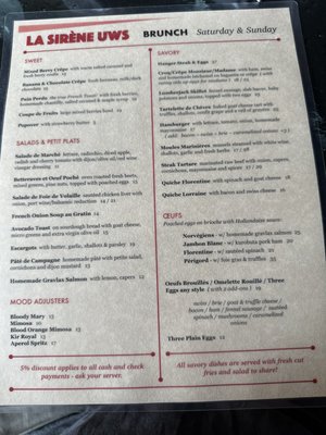 Menu photo 2 La Sirène-UWS New York, NY Menu photo 2 La Sirène-UWS New York, NY