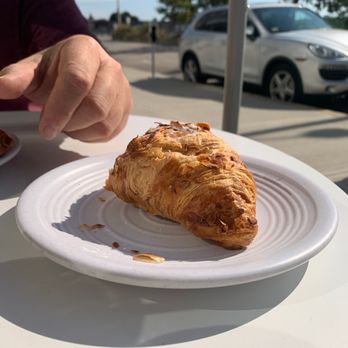 L’artisan Cafe & Bakery - Light wonderful almond croissant nicely toasted - Cafes Near Me - Providence, Rhode Island