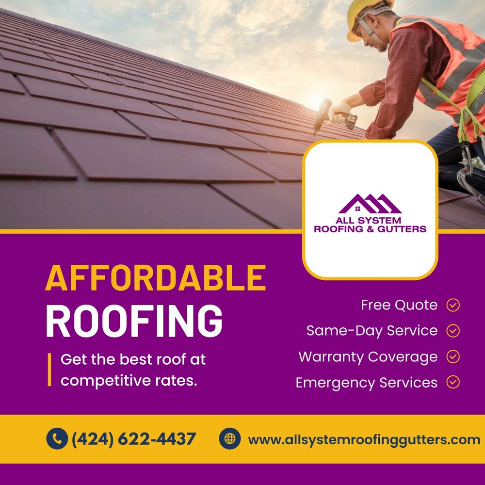 Slide of All System Roofing & Gutters