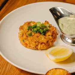 Flinders Lane Kitchen & Bar - Maryland style Crab Cake with Green Goddess Dressing