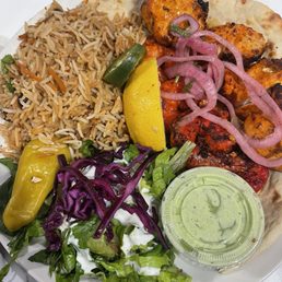 Chicken & Shrimp Kabob Combo Chicken & Shrimp Kabob Combo