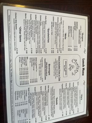Menu photo 1 Christy's Cafe Newnan, GA