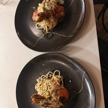 Vybe - Soft shell crab bucatini - Wine Bars Near Me - Fort Myers, Florida Vybe - Soft shell crab bucatini - Wine Bars Near Me - Fort Myers, Florida