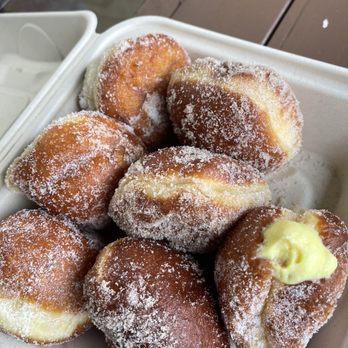 Passion Bakery Cafe - Cinnamon Sugar and Lilikoi Malasadas - Bakeries Near Me - Kapaa, Hawaii