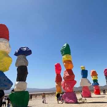 Seven Magic Mountains - Public Art Near Me - Las Vegas, Nevada