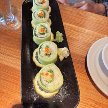 R+D Kitchen - Avocado cucumber sushi rolls - New American Near Me - Yountville, California R+D Kitchen - Avocado cucumber sushi rolls - New American Near Me - Yountville, California