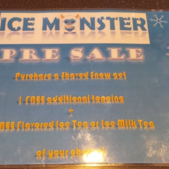 Ice Monster - Pre-sale special during opening week! - Juice Bars & Smoothies Near Me - Walnut Creek, California Ice Monster - Pre-sale special during opening week! - Juice Bars & Smoothies Near Me - Walnut Creek, California