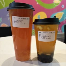 Aloe Grapefruit Tea and mango green tea Aloe Grapefruit Tea and mango green tea