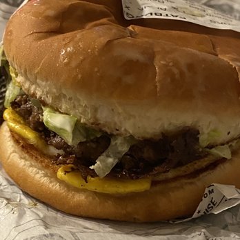 Fatburger & Buffalo's Express - Large fat burger with egg! - Burgers Near Me - Pasadena, California