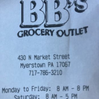 BB's Grocery Outlet - Were they are located I would not recommend! - Grocery Near Me - Myerstown, Pennsylvania