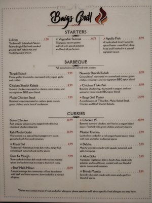 Menu photo 6 Baigs Grill Brampton, ON
