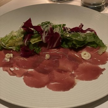 Secrets The Vine Cancun - Italian Restaurant-Olio Amazing Meals(Beef Carpaccio) - Hotels Near Me - Cancún, ROO