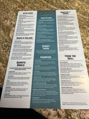 Menu photo 5 La Casita Roseville, MN
