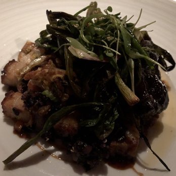 Elements - Short ribs with charred greens, kimchi bacon fried (black) rice. Spectacular! - New American Near Me - Paradise Valley, Arizona Elements - Short ribs with charred greens, kimchi bacon fried (black) rice. Spectacular! - New American Near Me - Paradise Valley, Arizona