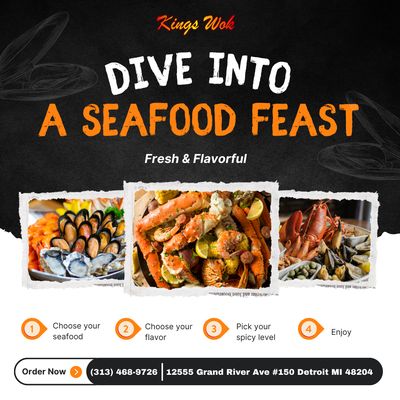 King Wok Seafood Boil by null