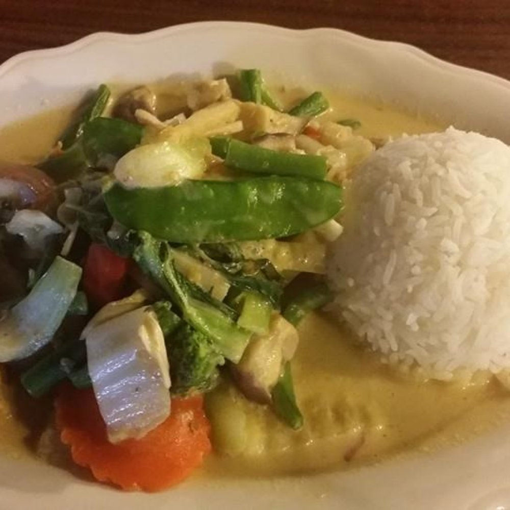 Thai Thip Restaurant - Veggie Green Curry - Thai Near Me - Hurst, Texas Thai Thip Restaurant - Veggie Green Curry - Thai Near Me - Hurst, Texas