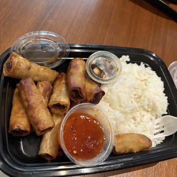Pinoy Eat 2 - lumpia shanghai with rice - Filipino Near Me - San Francisco, California