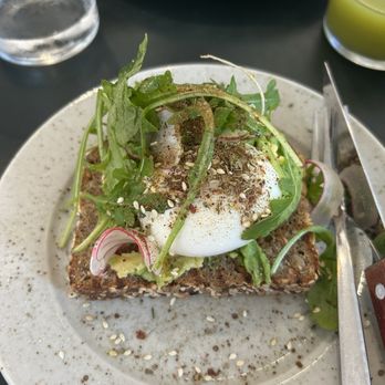 Pom & Flora - Avocado on rye with 6 minutes egg - Cafes Near Me - Stockholm, Alberta Pom & Flora - Avocado on rye with 6 minutes egg - Cafes Near Me - Stockholm, Alberta
