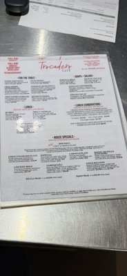 Menu photo 1 Trocadero Cafe Tucson, AZ Menu photo 1 Trocadero Cafe Tucson, AZ