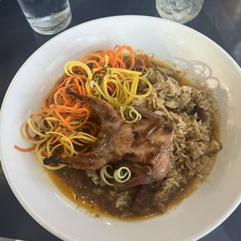 Milo - Quail with gumbo rice - Breakfast & Brunch Near Me - Waco, Texas