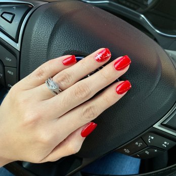 Tim Nails & Spa - Full Christmas set - Nail Salons Near Me - Riverside, California
