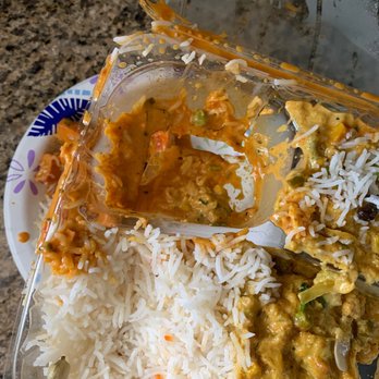 Taj Express - These 3 plastic compartment containers are not made for HOT food. - Indian Near Me - Boca Raton, Florida Taj Express - These 3 plastic compartment containers are not made for HOT food. - Indian Near Me - Boca Raton, Florida
