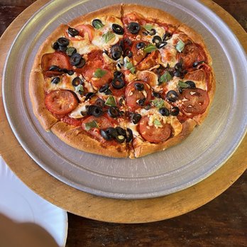 Tuscany Pizzeria - Their version of Margherita Pizza. - Pizza Near Me - Santa Paula, California