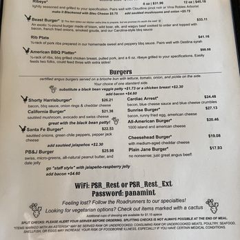 Panamint Springs Resort - Menu - Hotels Near Me - Darwin, California Panamint Springs Resort - Menu - Hotels Near Me - Darwin, California