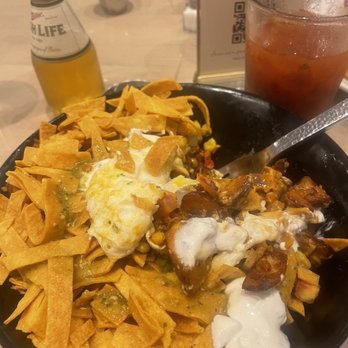 SweetDiner - Chilaquiles Skillet with the soy chorizo substitute! - Diners Near Me - Milwaukee, Wisconsin SweetDiner - Chilaquiles Skillet with the soy chorizo substitute! - Diners Near Me - Milwaukee, Wisconsin