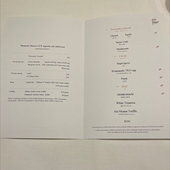 Margotto Hawaii - Menu - French Near Me - Honolulu, Hawaii Margotto Hawaii - Menu - French Near Me - Honolulu, Hawaii