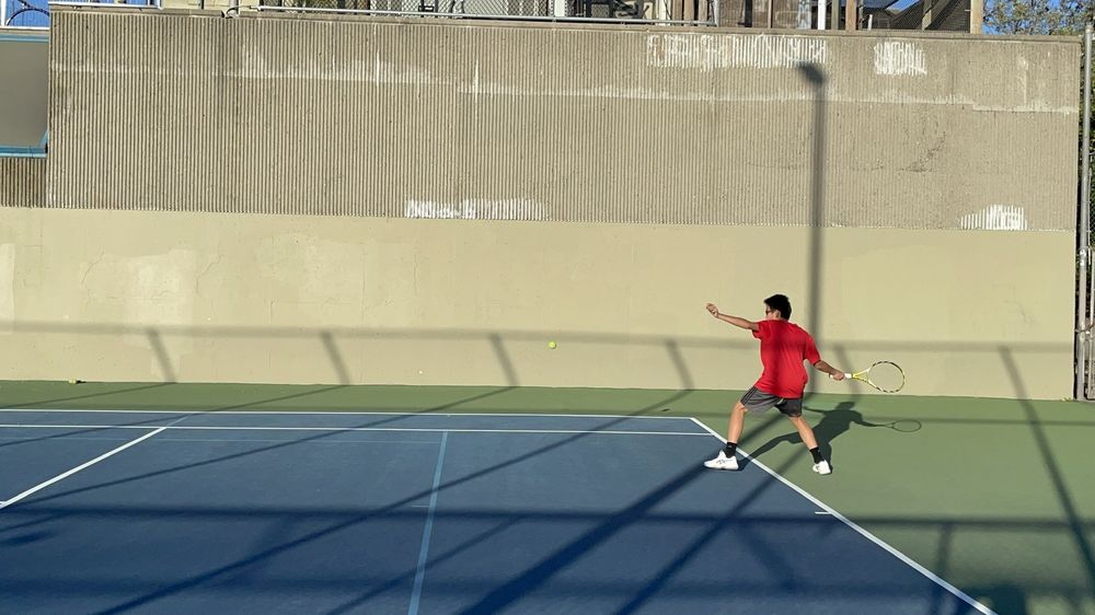 Kung Fu Tennis Logo