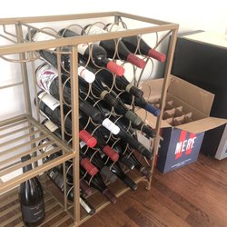 AAA Quality Moving Service - Example of one of the fragile wine racks moved.
