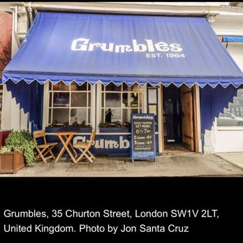 Grumbles - Grumbles Restaurant: Pimlico, London on Churton Street. Fabulous food, wines and great service, - British Near Me - London, XGL Grumbles - Grumbles Restaurant: Pimlico, London on Churton Street. Fabulous food, wines and great service, - British Near Me - London, XGL