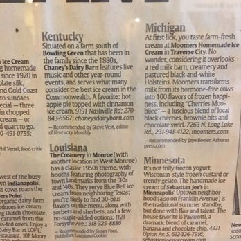 Chaney's Dairy Barn - USA Today - Ice Cream & Frozen Yogurt Near Me - Bowling Green, Kentucky