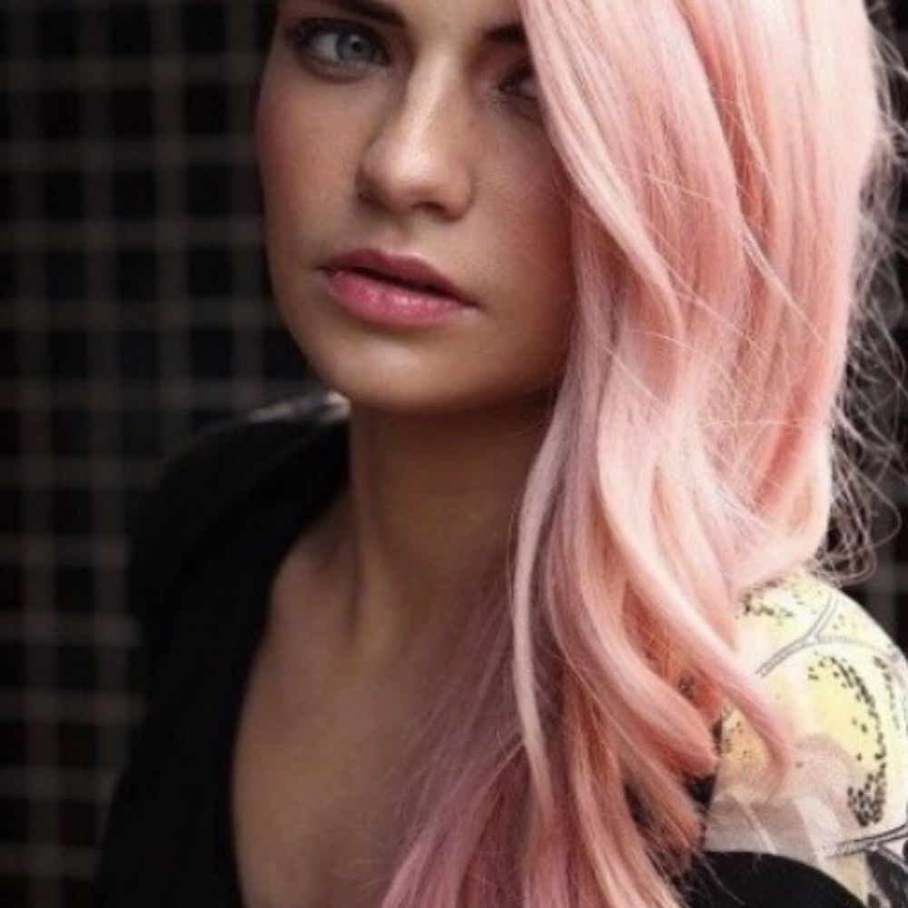 Bishops Cuts/Color - Reference photo, I asked for this pink with orange in it. - Hair Salons Near Me - Austin, Texas