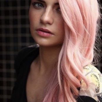 Bishops Cuts/Color - Reference photo, I asked for this pink with orange in it. - Hair Salons Near Me - Austin, Texas