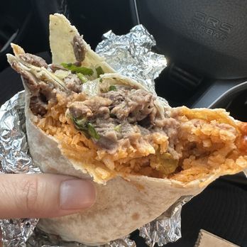 Colony Cooks - Asada burrito with beans and rice. Barely any meat - Food Delivery Services Near Me - Los Angeles, California Colony Cooks - Asada burrito with beans and rice. Barely any meat - Food Delivery Services Near Me - Los Angeles, California
